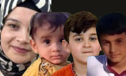 İki otomobilin çarpıştığı kazada ölen anne ile 3 çocuğu toprağa verildi
