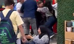 Market çalışanı ile müşterinin kavgası kamerada