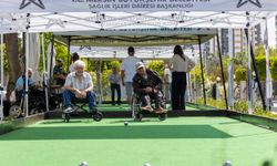 Bocce turnuvasında engeller değil başarılar yarıştı