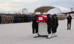 Şehit polis Koç için Van'da tören düzenlendi