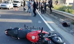 Tekirdağ'da bariyerlere çarpan motosikletteki Ela öldü, sürücü yaralandı