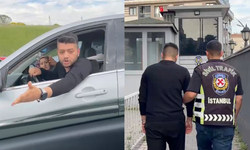 Trafikte tartıştığı kadının telefonuna vurdu
