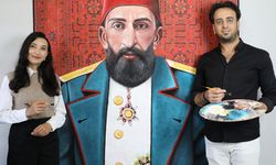Halıyı tuvale çeviren mühendis çiftin eserleri hayran bırakıyor