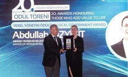 Yenişehir Belediyesine uluslararası Yaşama Değer Katan ödülü