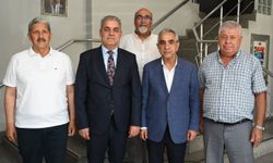 Çelikkol’dan MESOB Başkanı Veysel Sarı’ya veda ziyareti