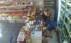 Nefes borusuna şeker kaçan bakkalı polis memuru kurtardı