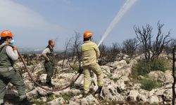 Silifke'de orman yangını tatbikatı