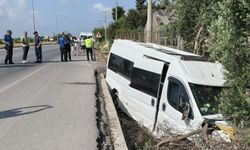 Mersin'de minibüsü kaçırdı kaza yaparak can verdi