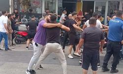 Aydın’da esnaflar ile vatandaşlar arasındaki kavga kamerada: 1’i polis 5 yaralı