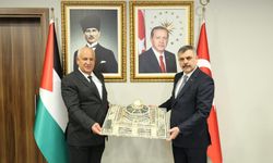 Bakan Çiftçi, Filistinli mevkidaşı Ziyad Hab El Rih ile bir araya geldi