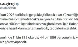 YKS'de 44 Bin 886 personel ve 6 bin 907 ekip görev alacak