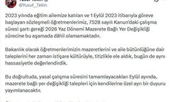 MEB’den mazeret tayinine katılamayan öğretmenlere yeni hak