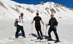 Erciyes’te haziran ayında kayak keyfi