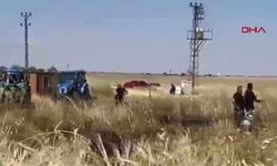 Arpa ekili tarlada yangın çıktı: 10 dönüm alan zarar gördü
