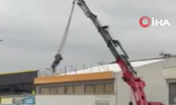 Vince Bağlanan İple Metrelerce Yüksekte Sallandı!