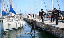 Mersin’de deniz tabanından tonlarca atık çıkarıldı