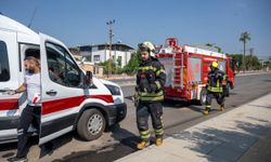 Mersin Büyükşehir Belediyesi, yol trafik güvenliği için tatbikat düzenledi