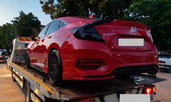 Otomobille drift yapan ve makas atan alkollü sürücüye 257 bin lira ceza