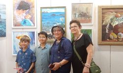 İçel Sanat Kulübü'nde 55 sanatçının eseri aynı çatı altında buluştu