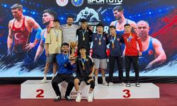 Genç ve büyük sporcular Mersin’den güreşte tarihi başarı