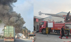 Tarsus’ta atölyede çıkan yangın korkuttu