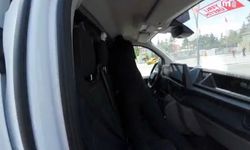 Trafikte başlayan kavga kask kamerasına yansıdı