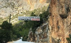 Korucuk ve Ovabaşı halkı mermer ocağına geçit vermedi