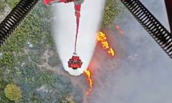 Antalya'da orman yangını devam ediyor