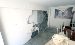 Beton hortumu duvarı deldi