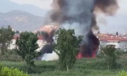 Balıkesir’de sazlık alanda çıkan yangın söndürüldü