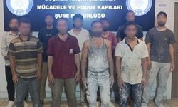 Kaçak olarak çalıştırılan 10 yabancı uyruklu şahıs yakalandı