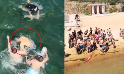 Boğulma tehlikesi geçiren kişi yeri dronla tespit edilip, kurtarıldı
