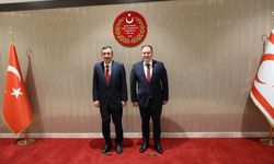 Cumhurbaşkanı Yardımcısı Yılmaz, KKTC Cumhuriyet Meclisi Başkanı Öztürkler’i ziyaret etti
