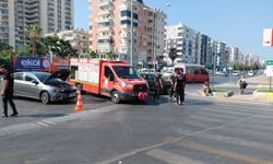 Işık ihlali kazaya sebep oldu imdada itfaiye yetişti