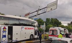 Eyüpsultan'da feci otobüs kazası