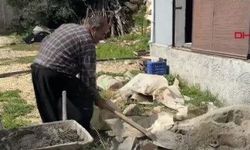 Erdemli'nin son taş duvar ustalarından 50 yıllık emek