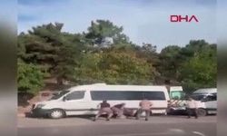 Trafikte sopalı saldırı