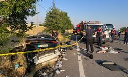 Otomobili takla atan gurbetçi aile yok oldu