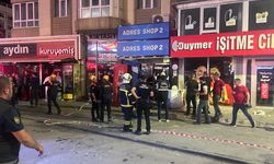 İş yerinde klima gazı patlaması hasara yol açtı