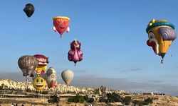 Kapadokya'dan eğlenceli görüntüler