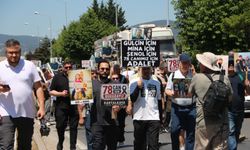 Otel yangını faciasında yakınlarını kaybedenler Bolu'dan Ankara'ya yürüyüş başlattı