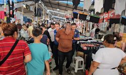 Pazar yerinde kadınların habersiz görüntülerini çeken şüpheliye gözaltı
