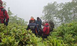 Rize'de doğa yürüyüşünde kaybolan 3 Rus turist kurtarıldı; o anlar kamerada