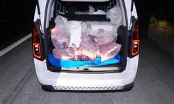 Jandarmadan otoyolda kaçak sakatat operasyonu