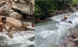 Suudi turist, fotoğraf çekilmek istediği derede boğuldu; o anlar kamerada