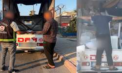 Mersin'de sosyal medyaya düşen görüntülerin ardından tehlikeli kamyonete ceza yağdı