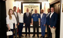 Mersin OSB Yönetiminden Emniyet Müdürü Fahri Aktaş’a ziyaret
