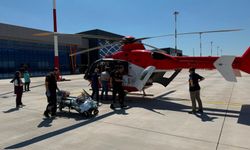 Ambulans helikopter bu kez bebek için havalandı