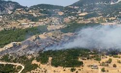 Kaş'ta orman yangını
