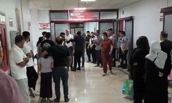 Havai fişek yüzüne isabet etti, hastanede arbede çıktı